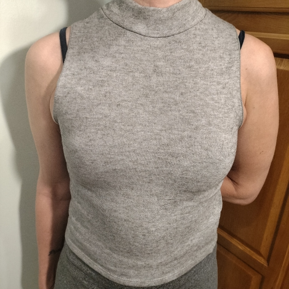 Zara Mock Neck Tank